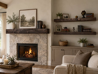 Matching Mantels & Shelves