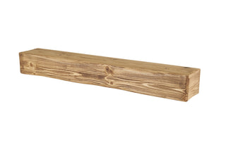 48" Handcrafted Pine Wood Fireplace Mantel