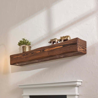 48" Handcrafted Pine Wood Fireplace Mantel
